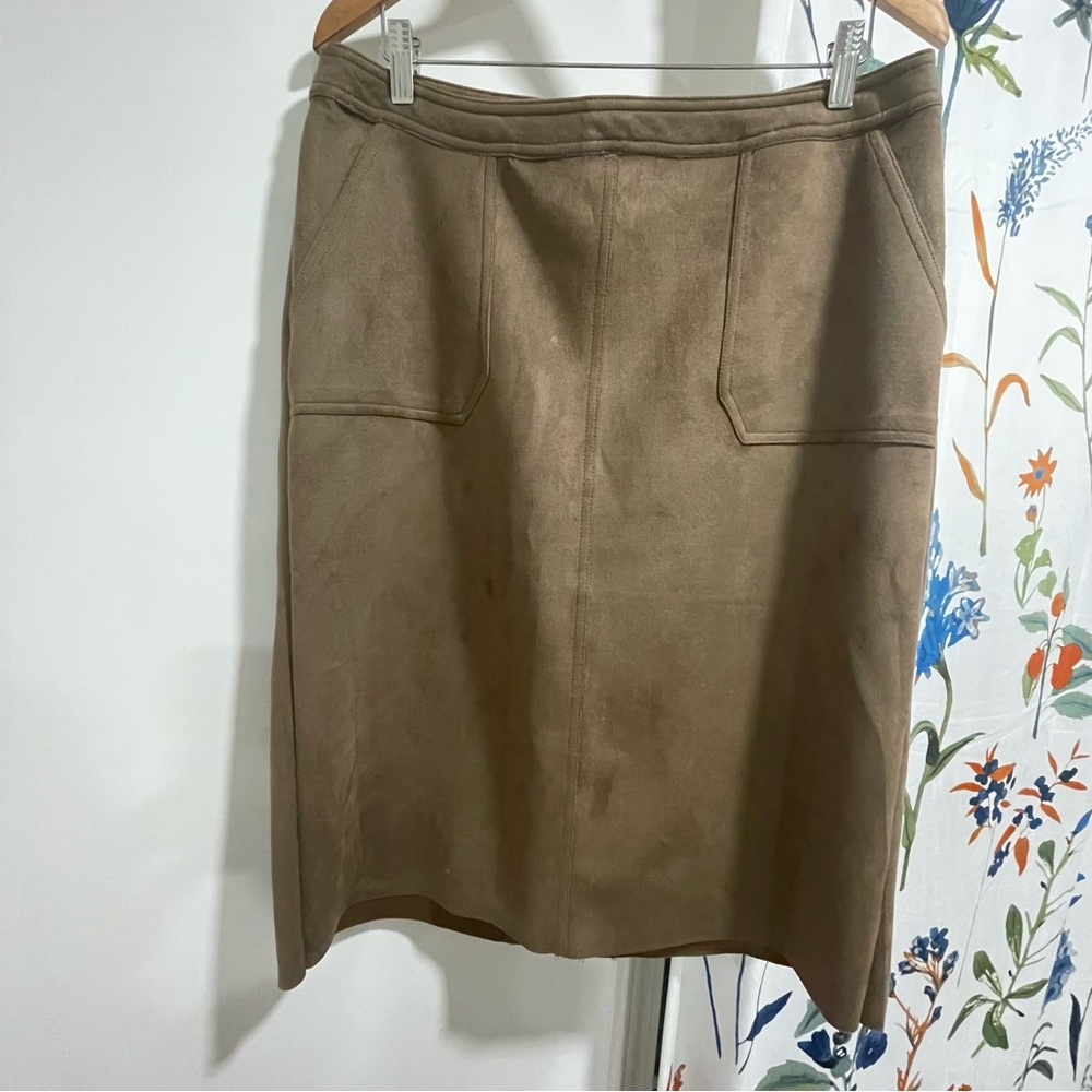 Catherine Malandrino Faux
Leather MIDI  Skirt Size 14